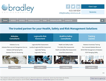 Tablet Screenshot of bradley-enviro.co.uk